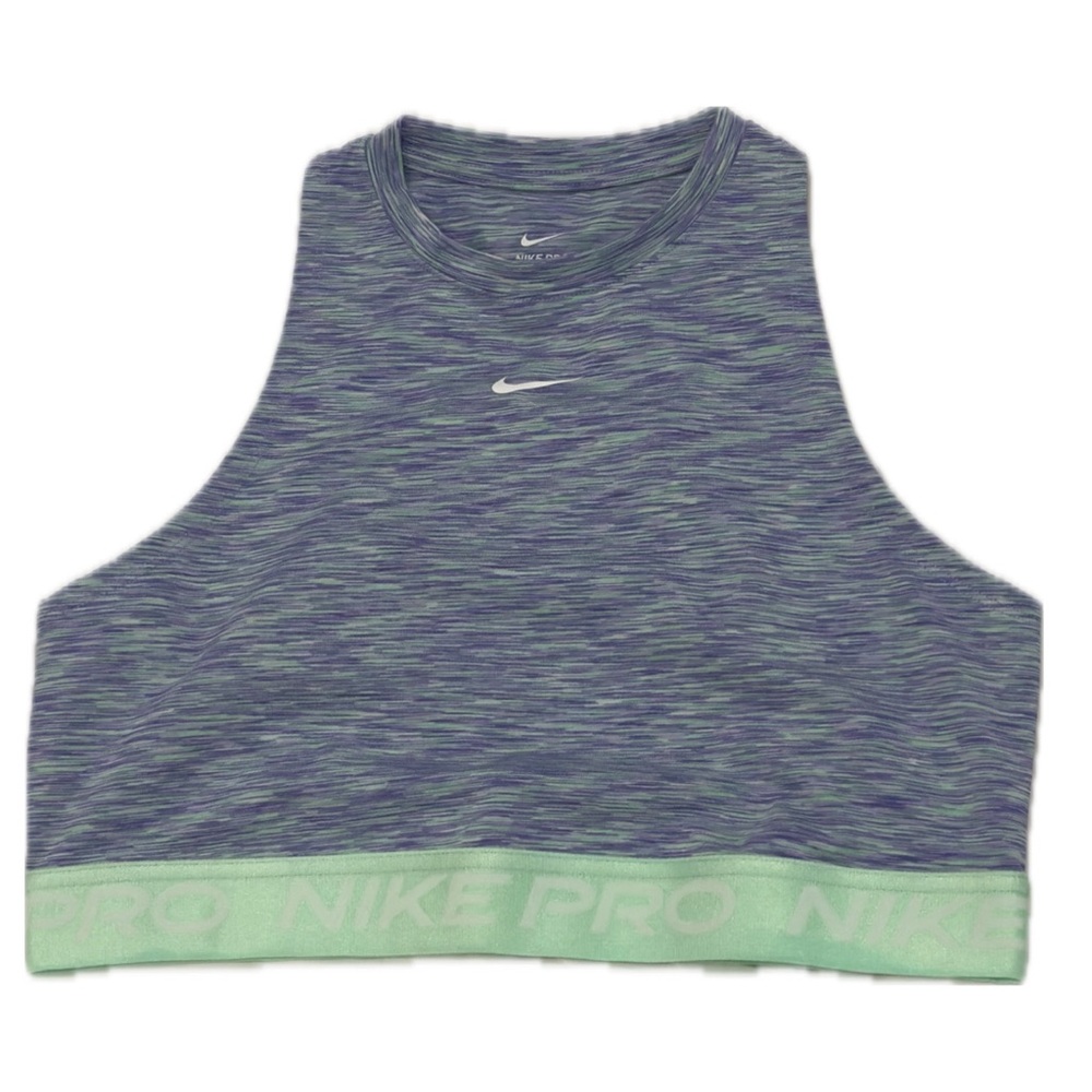 Nike Pro Blue and Green Sports Bra